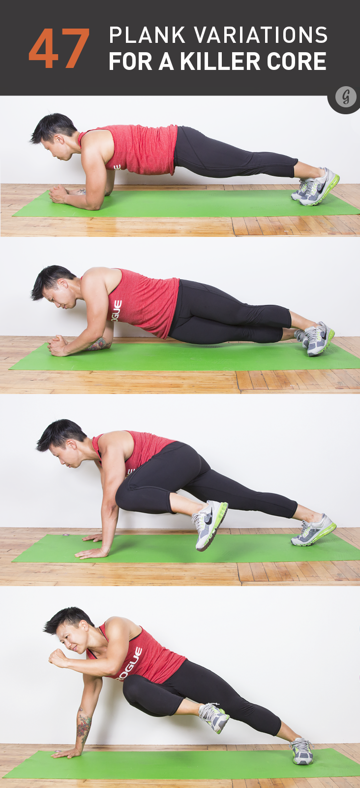 Plank Variations for Core Strength
