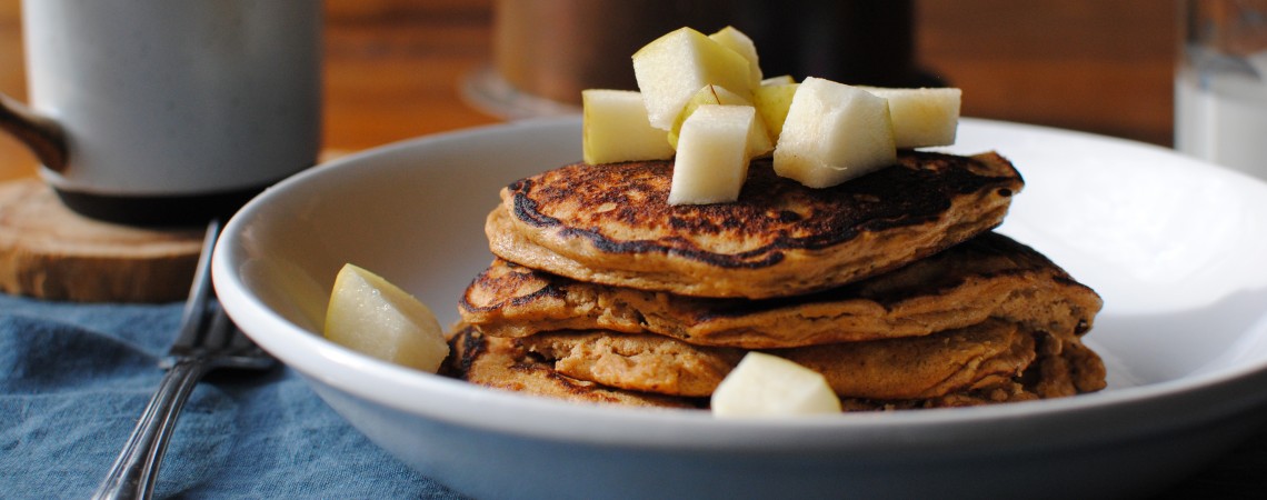 A healthy alternative to your typical pancakes. 