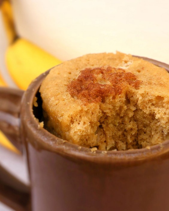 banana bread mug cake
