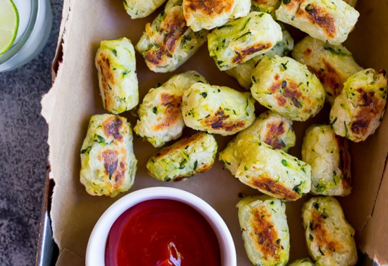 4. 4-Ingredient Zucchini Tater Tots