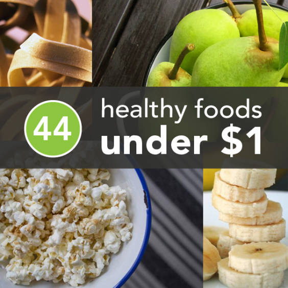 44 Healthy Recipes under $1