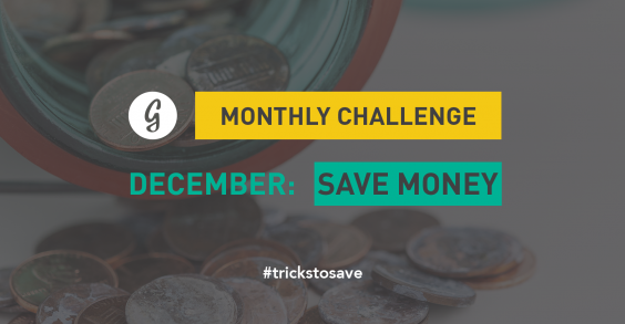 December Save Money Monthly Challenge