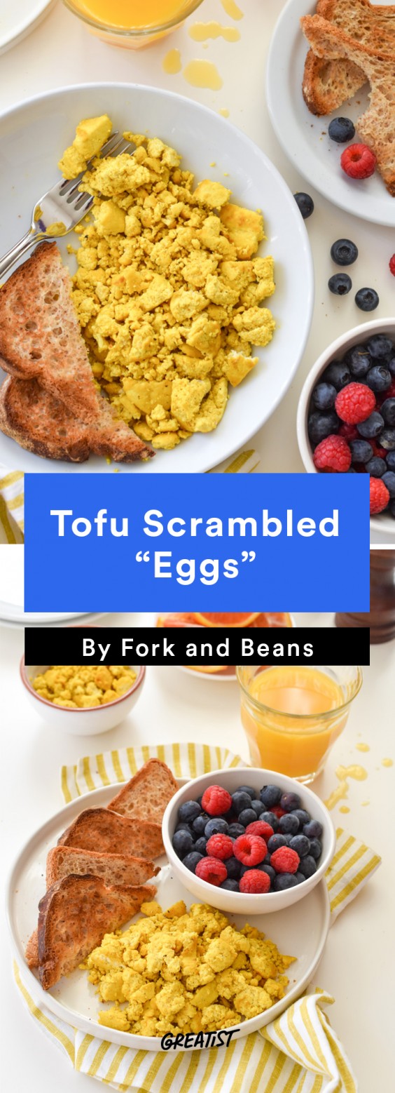 Scrambled Egg Recipes: Tofu Scrambled "Eggs"