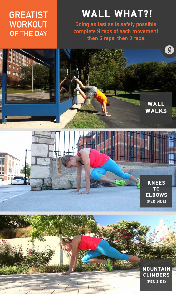 Greatist Workout of the Day: Wall What?!