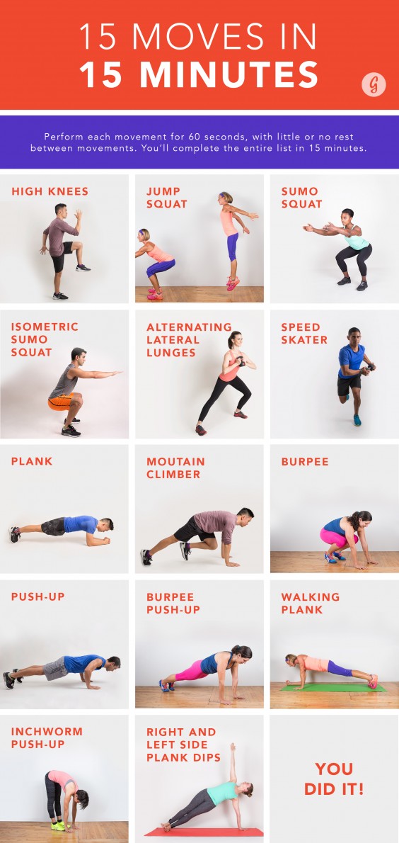 Quick Workout 15 Moves In 15 Minutes Greatist 8776