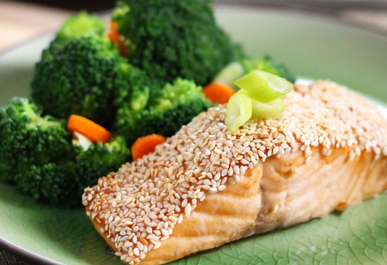 Healthy Dinner Recipe: Easy Sesame Salmon