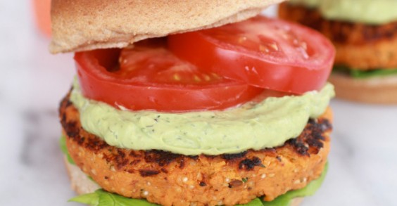 Sweet potatoes, chipotle, and avocado? It&#039;s burger heaven.