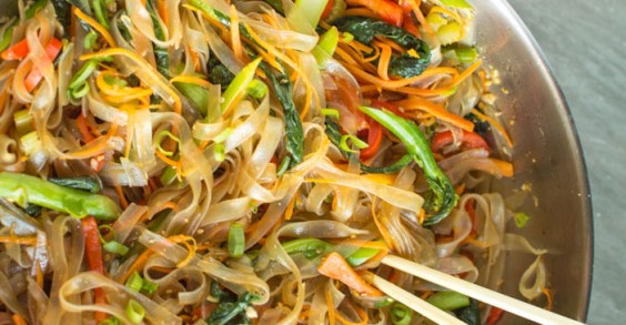 Vegetable Stir-Fry Mung Bean Noodles