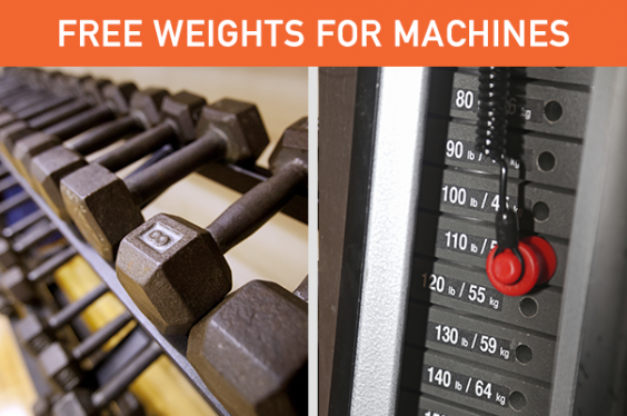 Simple Swaps to Change Your Life: Free Weights for Machines 