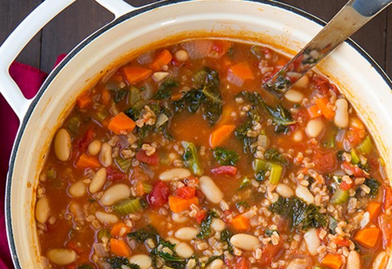 3. Mediterranean Kale, Cannellini, and Farro Stew