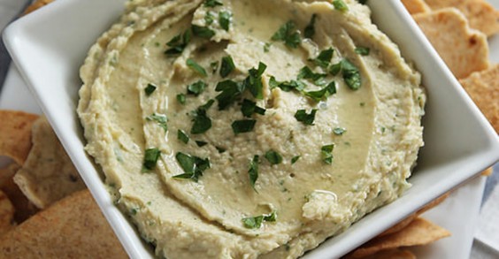 What are some top ideas for easy vegetarian party dips?