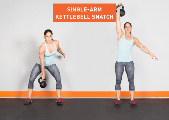 Greatist Single-Arm Kettlebell Snatch