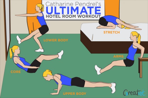  - Catharine-Pendrel_Hotel-Workout1