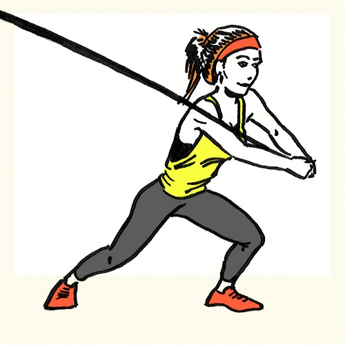Resistance Band Woodchoppers