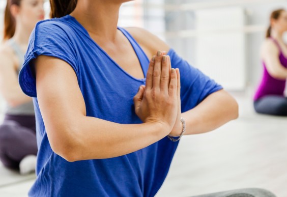 Yoga Prayer Pose