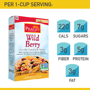 18. Peace Cereal Wild Berry
