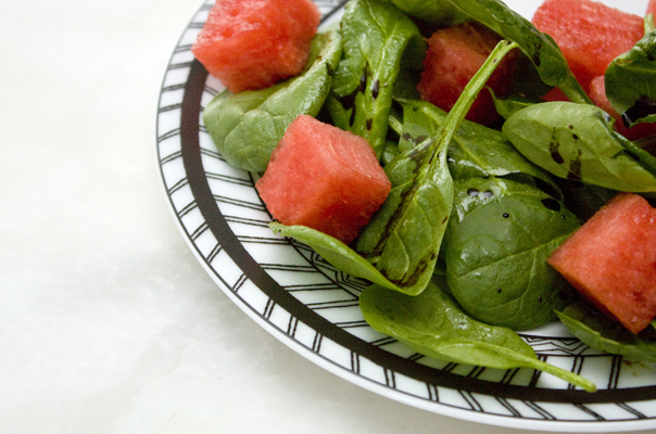 Spinach Watermelon Salad