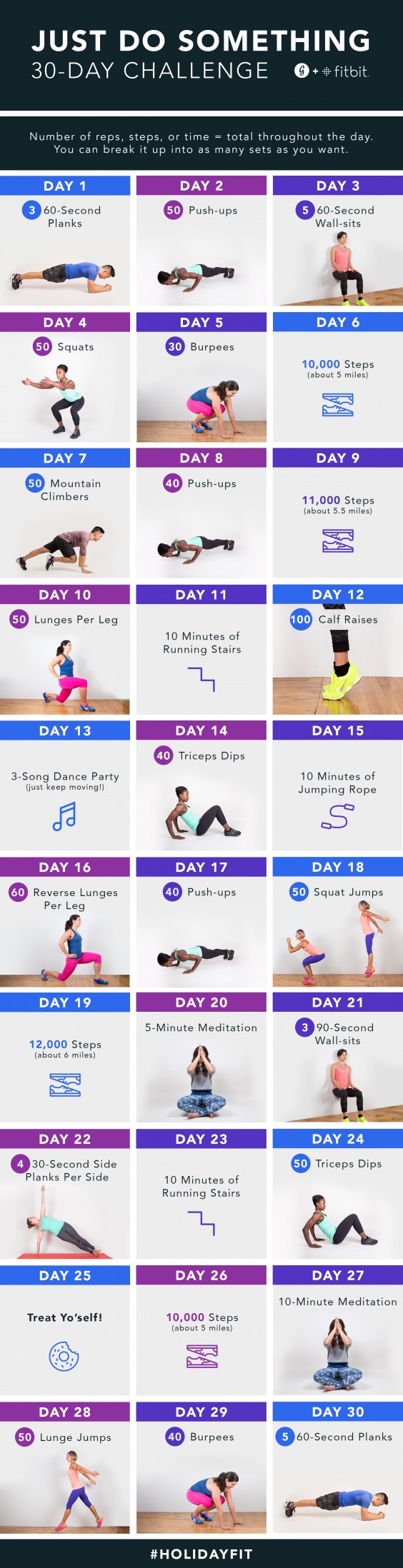 Greatist and Fitbit's 30-Day, Just-Do Something Challenge