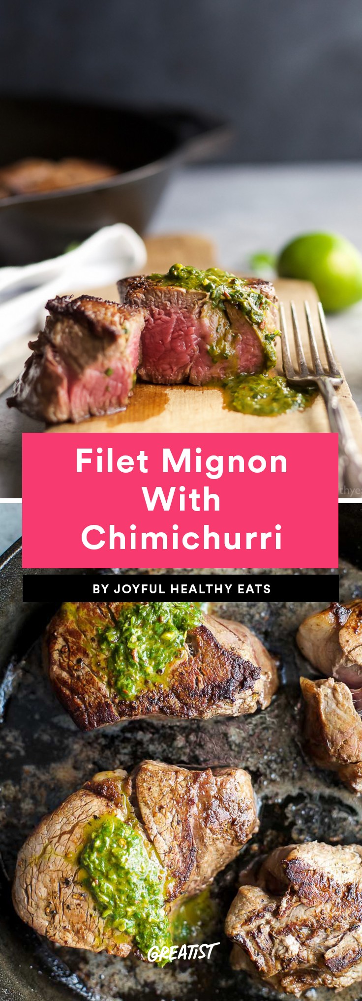 Filet Mignon With Chimichurri