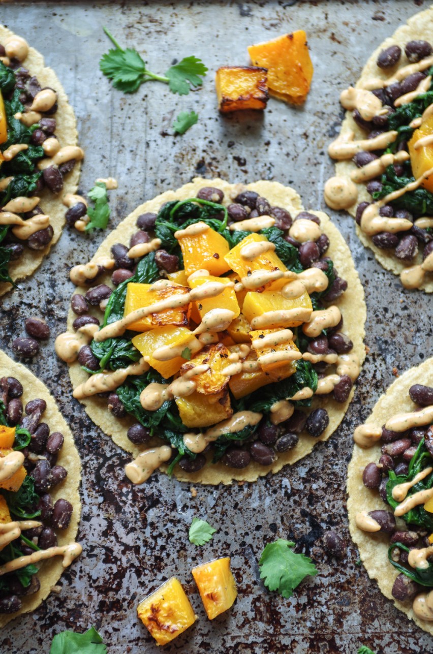 Healthy Tacos: Butternut Squash and Black Bean