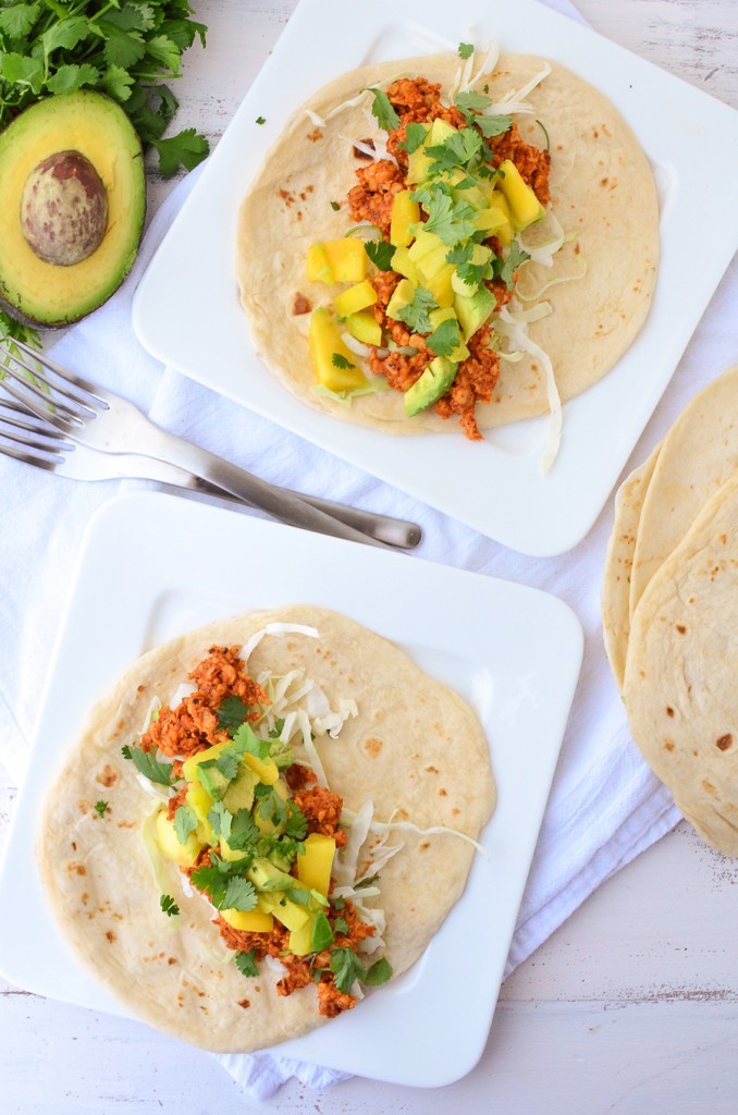 Healthy Tacos: Chipotle Tempeh 