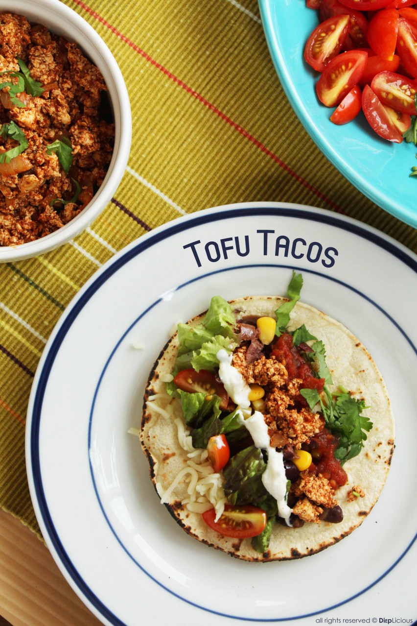 Healthy Tacos: Spicy Tofu 