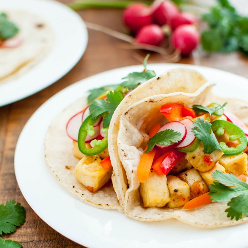 Healthy Tacos: Crispy Tofu Bahn Mi 