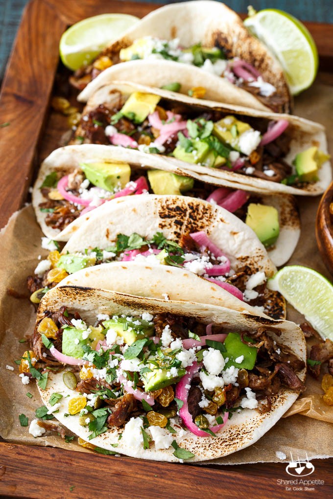 Healthy Tacos: Mexican Lamb with Tequila-Soaked Raisins
