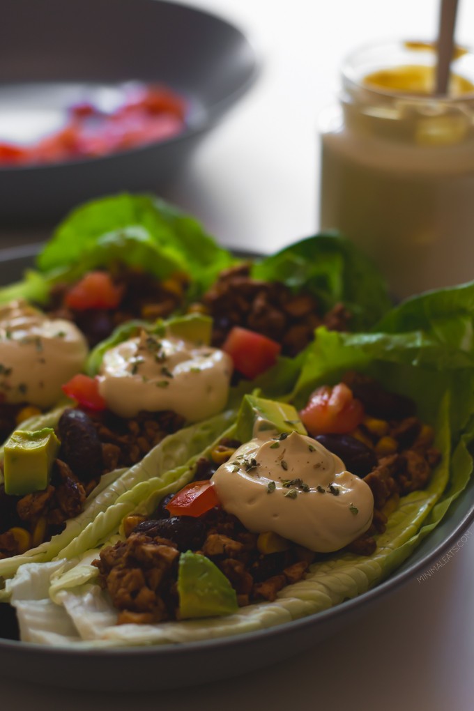 Healthy Tacos: Vegan Lettuce Wraps