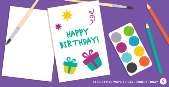 Creative Ways to Save Money: Whip Up Your Own Greeting Cards