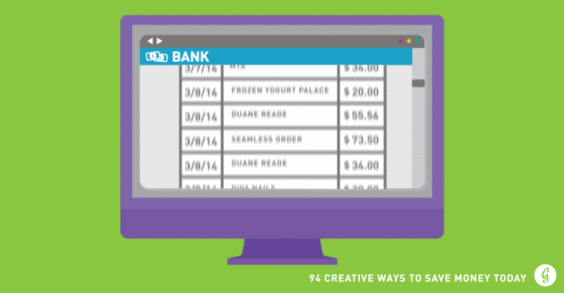 Creative Ways to Save Money: Check Your Account 