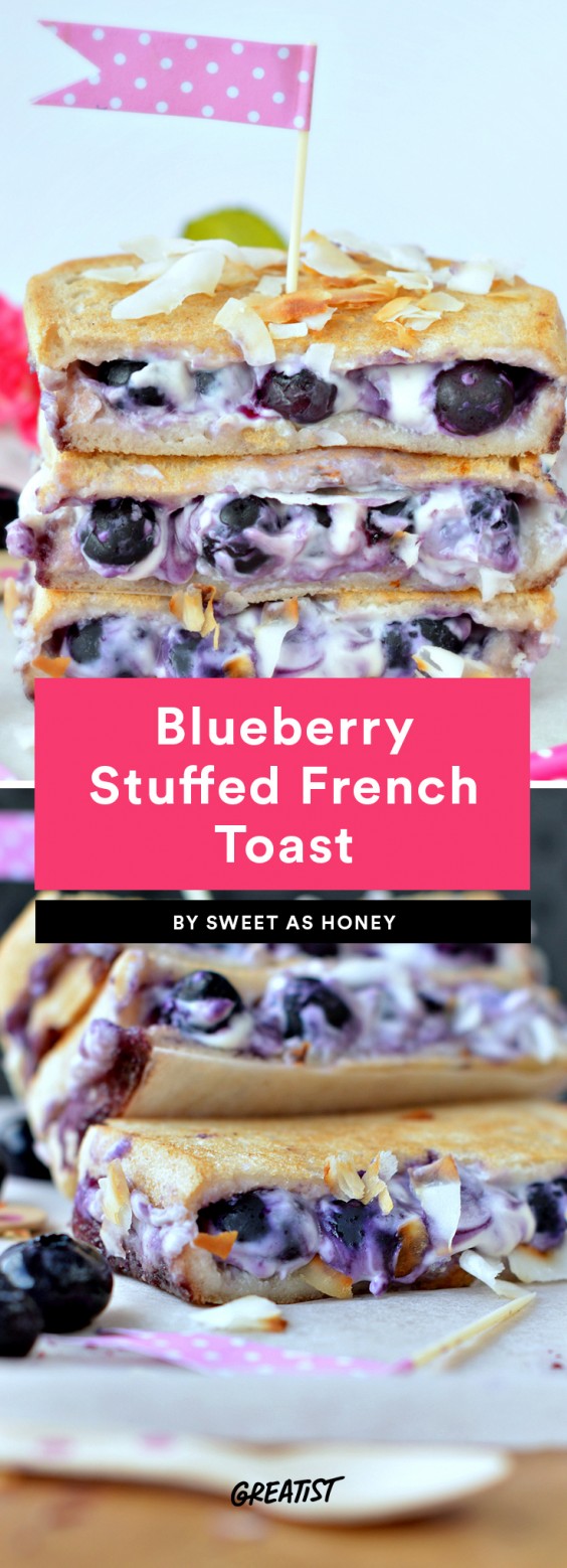 Blueberry Stuffed French Toast