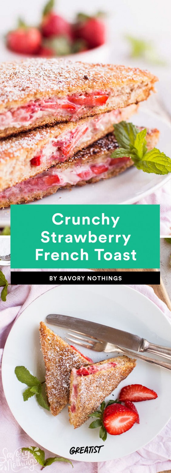 Crunchy Strawberry French Toast