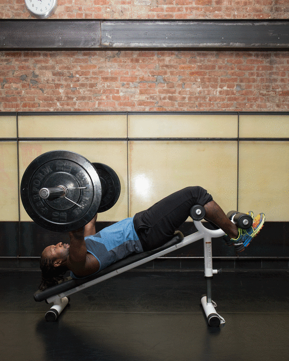 Barbell Overhead Sit-Up