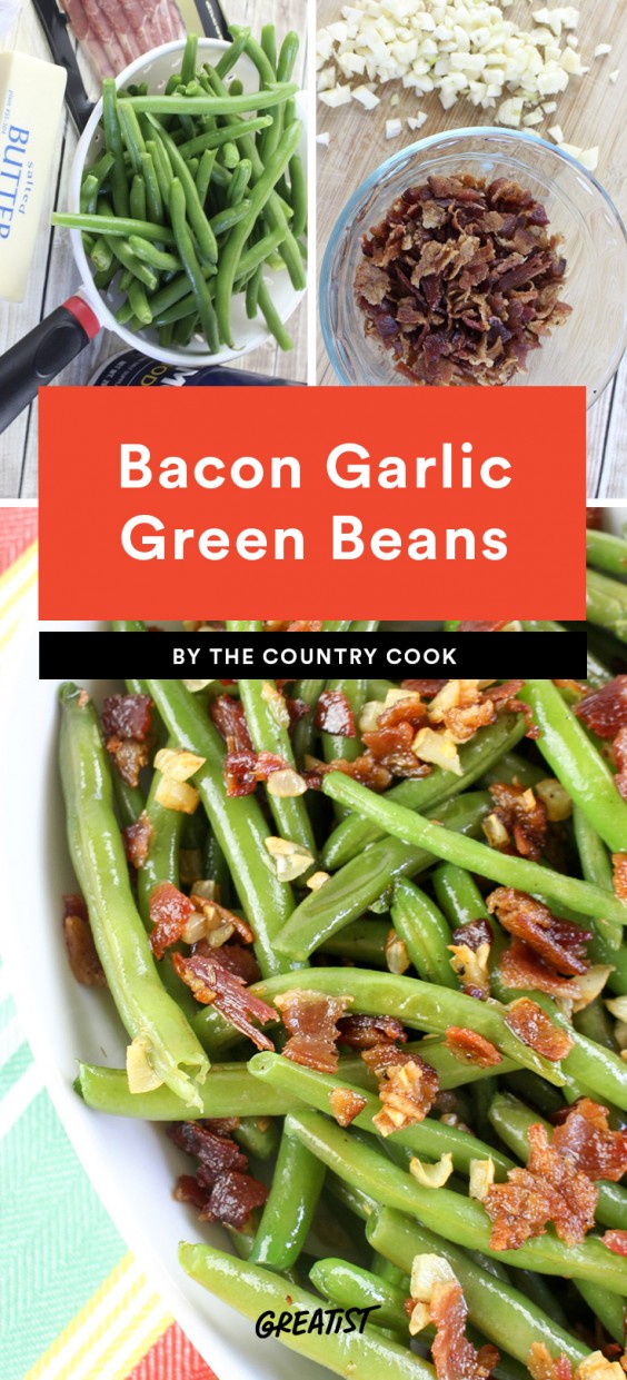 Bacon Garlic Green Beans
