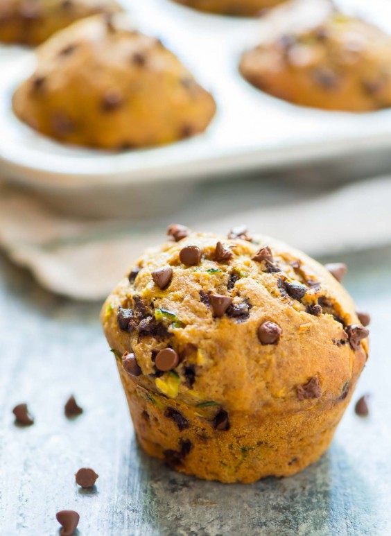 Quick Healthy Breakfasts: Zucchini, Banana, and Chocolate Chip Muffins