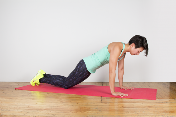 Image result for low plank on knees