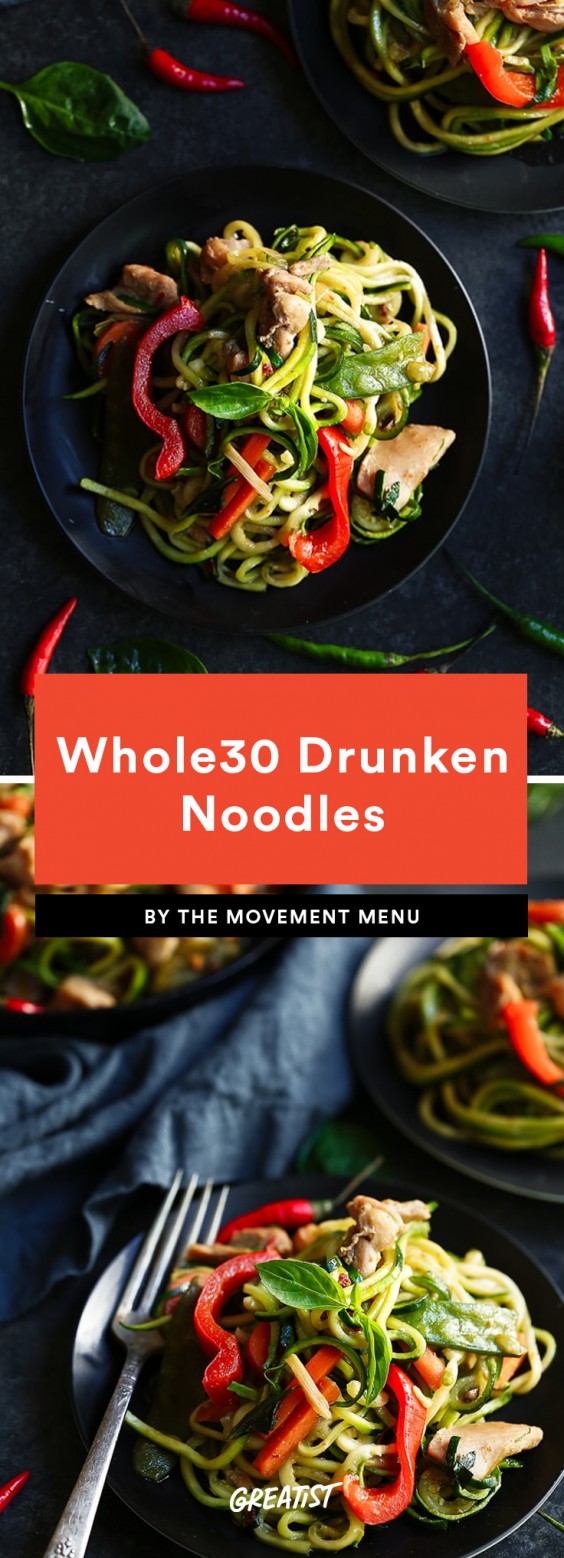 Whole30 Drunken Noodles