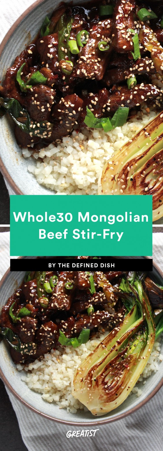 Whole30 Mongolian Beef Stir-Fry