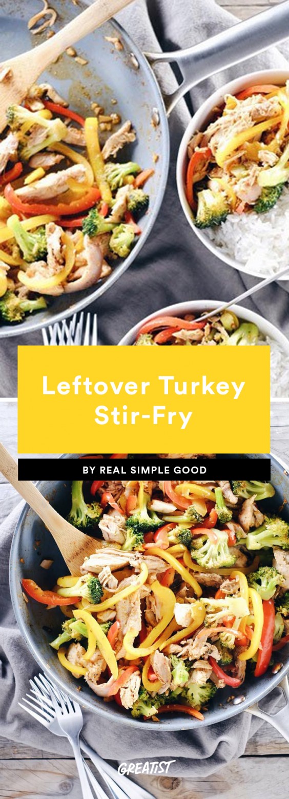 Leftover Turkey Stir-Fry