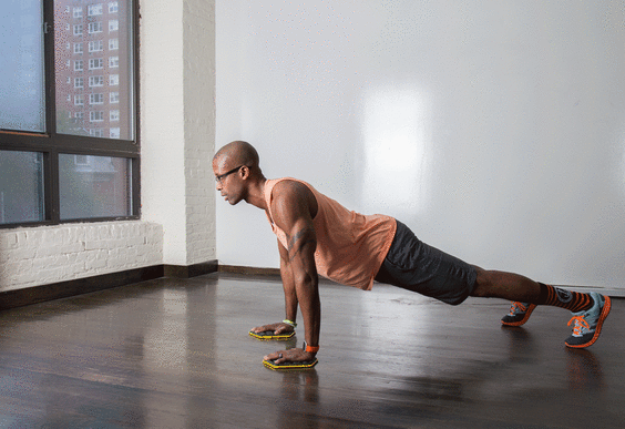 Staggered Push-ups