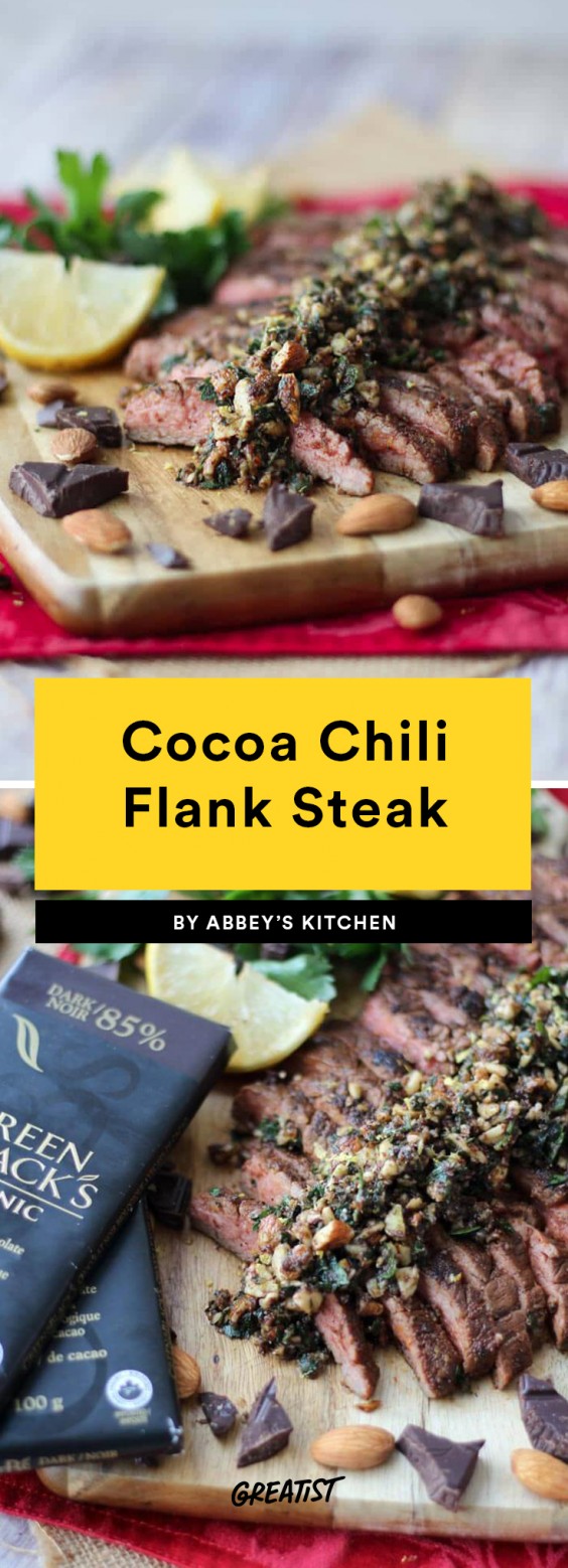 Cocoa Chili Flank Steak