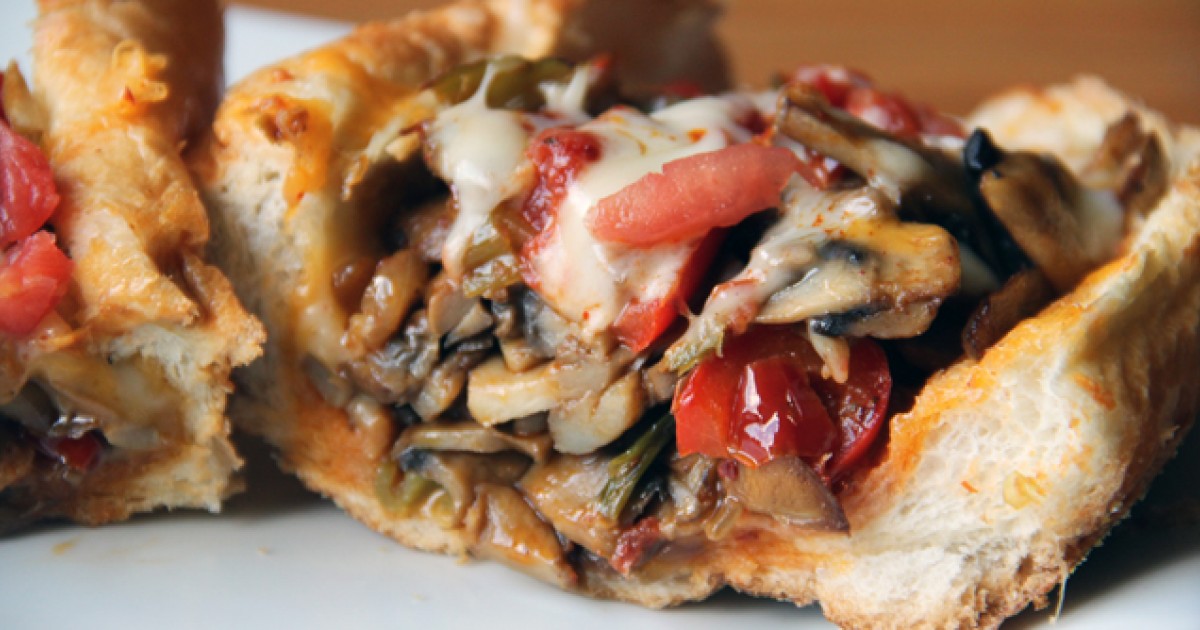 Vegetarian Cheesesteak Sandwich | Greatist