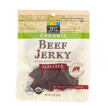365 Everyday Value Organic Beef Jerky Peppered